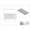 Hardware Resources Stainless Steel Bottom Grid for Farmhouse/Apron Front Single Bowl Sink (HA200) HA200-GRID
